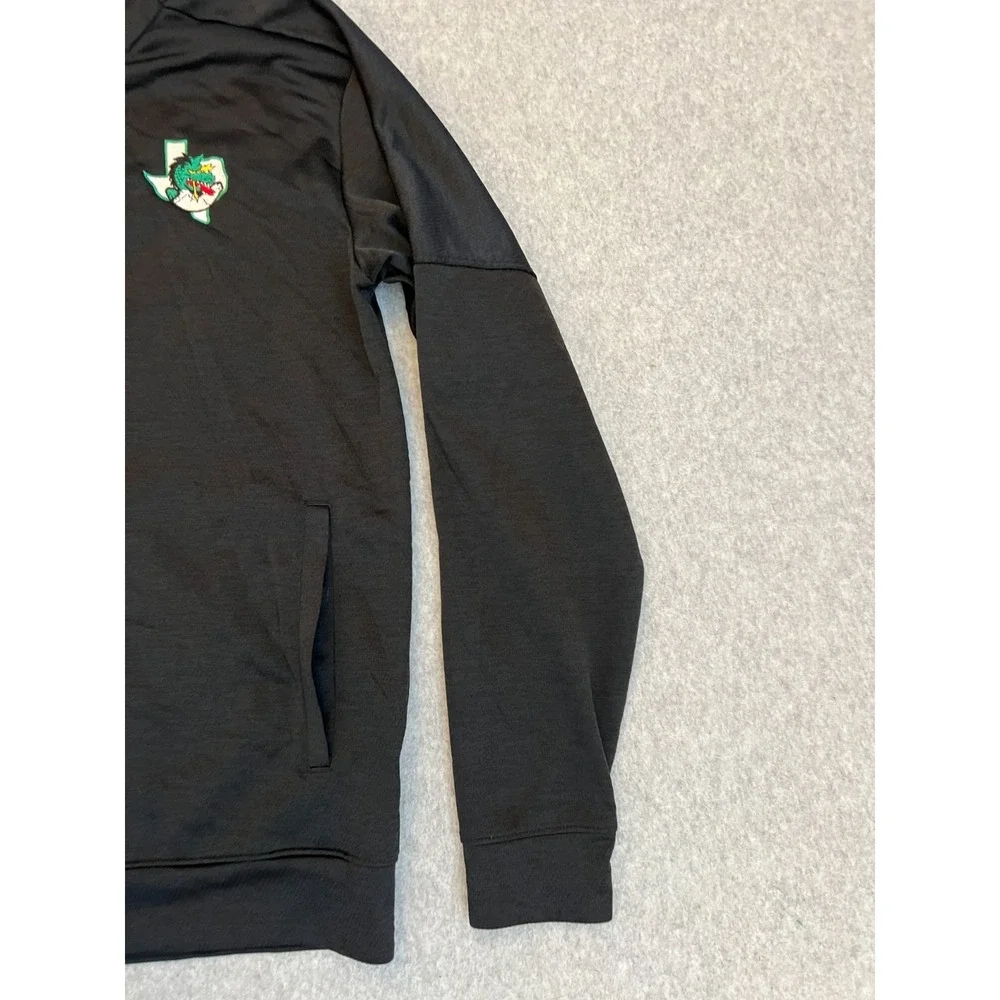 Adidas Texas Dragon Track Jacket Men's Medium Black Full‎ Zip Bomber Climalite